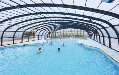 A roof now allows swimmers to use the former outdoor pool all season at Haven's Hopton site in Norfolk
