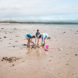 Beach game of rounders
