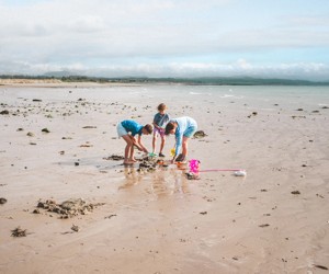 Beach game of rounders