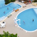 Heated outdoor pool at Devon Cliffs