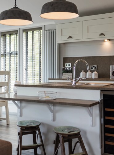 Representation of a kitchen in a Diamond Lodge