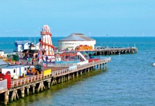 View of Clacton Pier from Tom Peppers