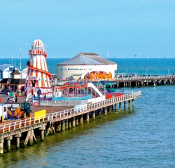 View of Clacton Pier from Tom Peppers
