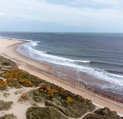 The beach at Caister-on-Sea