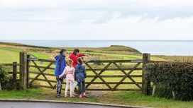 One of the areas to walk on the park