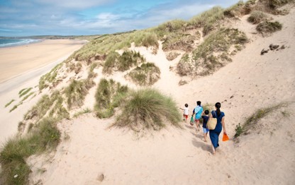 Beach walks at Riviere Sands