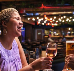 Enjoy a drink together