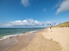 Direct beach access at Riviere Sands