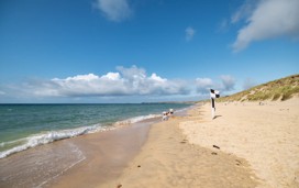 Direct beach access at Riviere Sands
