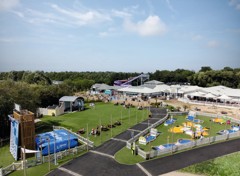 The view of the Adventure Village from above