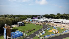 The view of the Adventure Village from above
