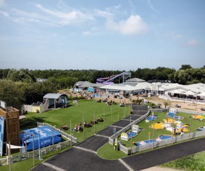 The view of the Adventure Village from above