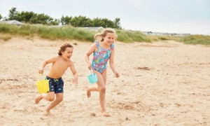 Miles of sandy beach
