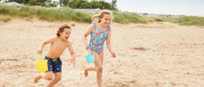 Miles of sandy beach