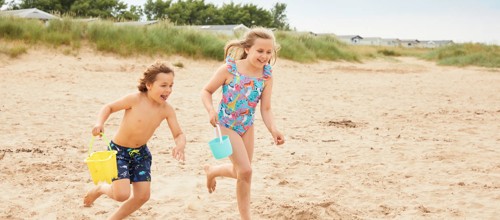 Miles of sandy beach
