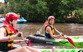 Kayaking at Primrose Valley