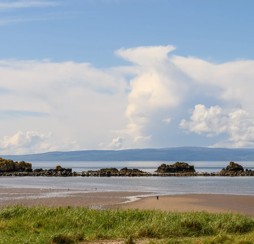 An image showing Maidens Beach in Ayrshire, Scotland