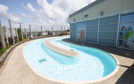 The lazy river at Perran Sands connects off the indoor pool