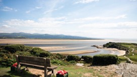 Black Rock Sands alongside the park