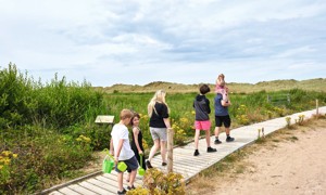 Direct access to the beach flats at Presthaven