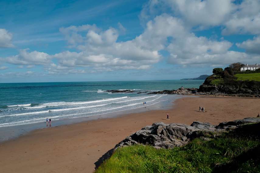 5. Aberporth Beach, Aberporth, Ceredigion 