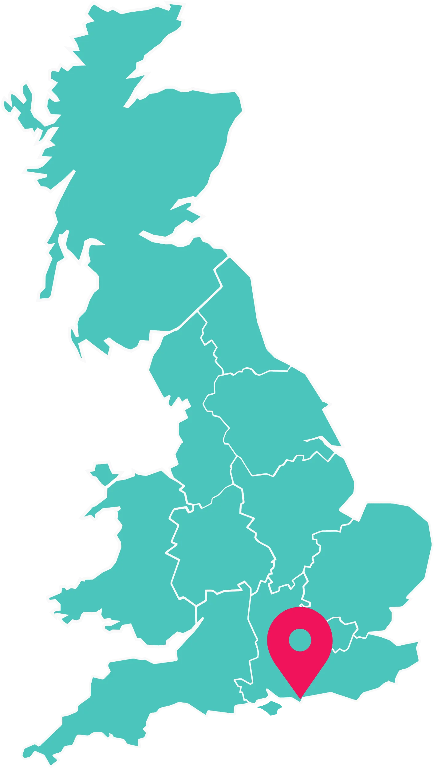 UK map highlighting Static Caravans for sale at Combe Haven