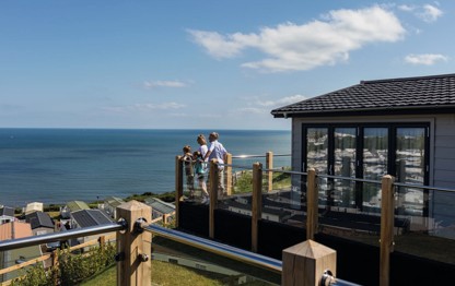 Accommodation with decking at Burnham-on-Sea
