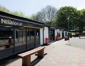 An external view of the Nisa Local supermarket at Cleethorpes Beach holiday park.
