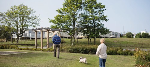 Owner's family relaxing on their decking