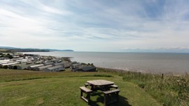 Views from behind the park