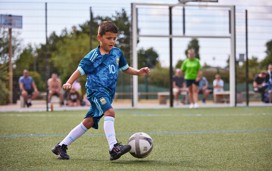 A sports court at Haven.