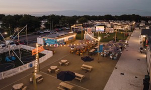 An image showing the piazza at Skegness Holiday Park