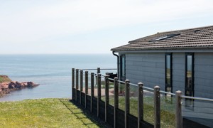 Stunning sea view from the lodge retreat