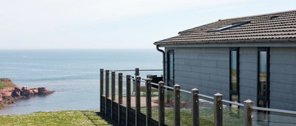 Stunning sea view from the lodge retreat
