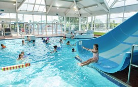 Indoor heated pool at Cala Gran