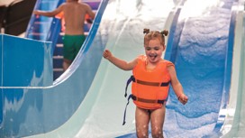 Indoor and outdoor pool at Wild Duck
