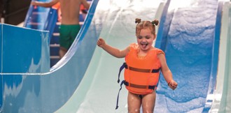 Indoor and outdoor pool at Wild Duck