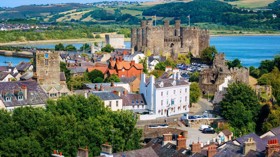 Conwy town and castle