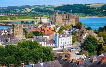 Conwy town and castle