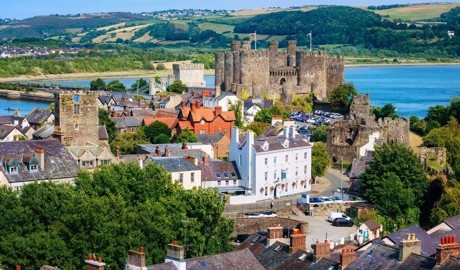 Conwy town and castle