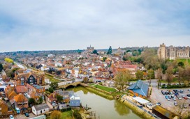 The pretty town of Arundel, Sussex