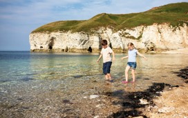 Beach at Thornwick Bay