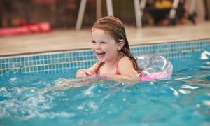 Indoor and outdoor pool at Wild Duck