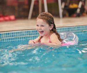 Indoor and outdoor pool at Wild Duck