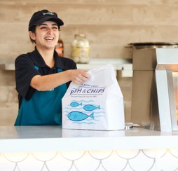 Collecting your Cook's takeaway