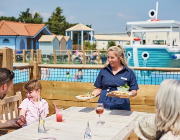 Mash and Barrel terrace at Orchards