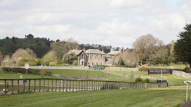 Cartmel Racecourse in the Lake District.