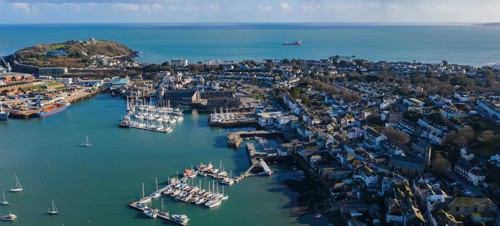 Falmouth from above
