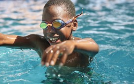 Indoor pool at Orchards