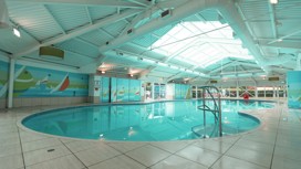 Indoor pool at Weymouth Bay